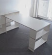 Schreibtisch Multiplex weiß